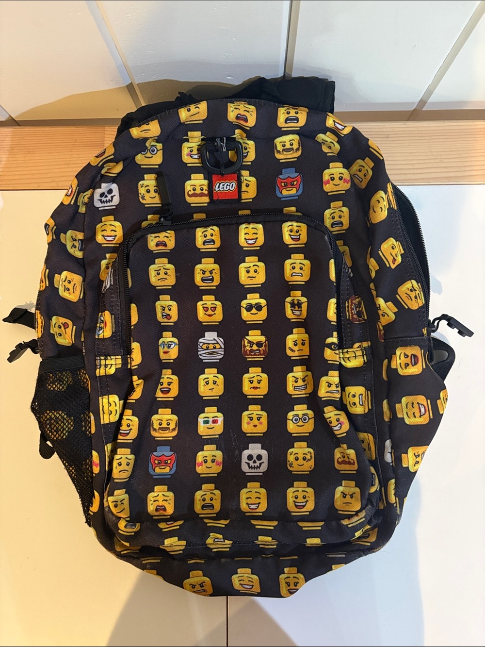 LEGO Minifigure Faces Backpack